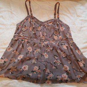 Torrid floral tank/blouse